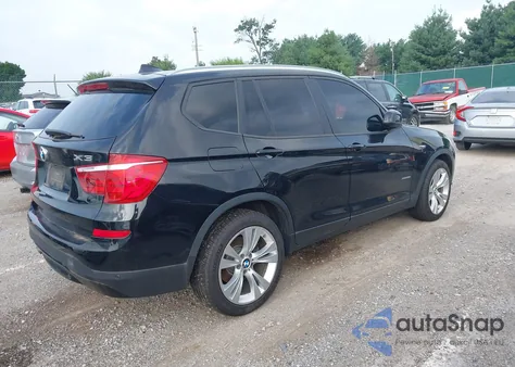 2015 BMW X3 xDrive28I from USA, damaged, VIN 5UXWX9C52F0D58762